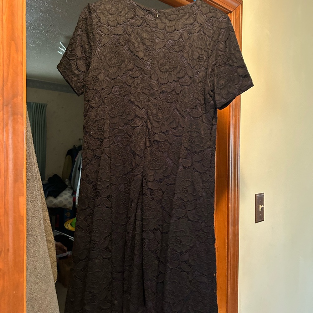 Elegant Black Lace Dress
